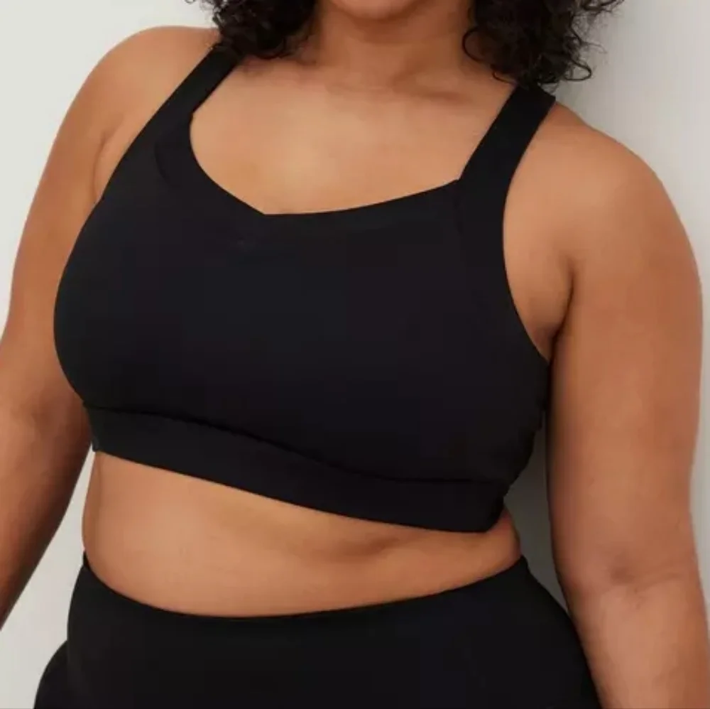 Torrid Low-Impact Wireless V-Neck Active Sports Bra - Picture 1 of 6